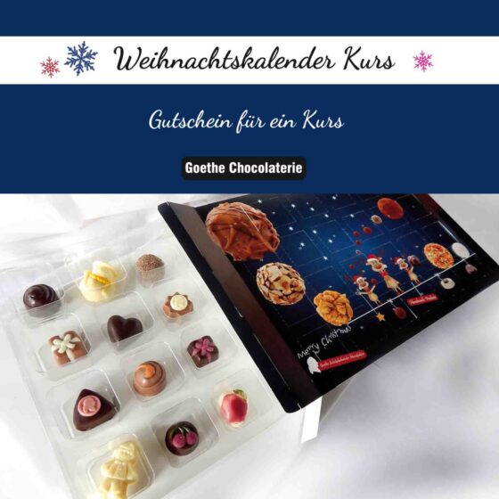Gutschein von der Goethe Chocolaterie für einen Weihnachtskalender Kurs